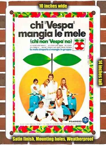 Insegna metallo scooter - metallo,
