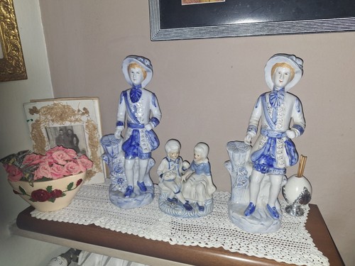 Statuette porcellana anni - porcellana,