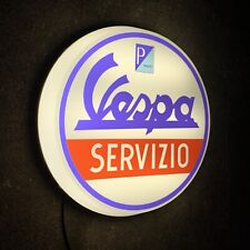 VESPA SERVIZIO LED LIGHT SIGN