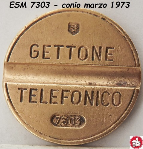 1973 gettone telefonico - 1973,