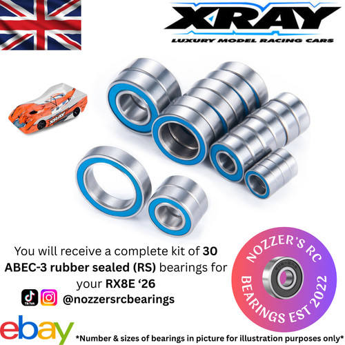 Xray rx8e complete bearing - xray,