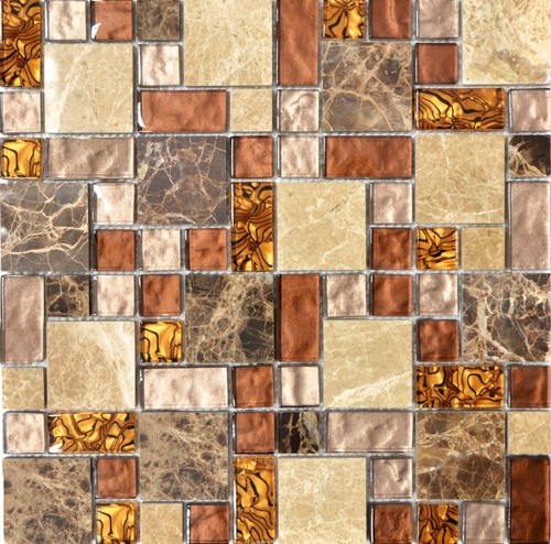 Mosaico vetro pietra - mosaico,