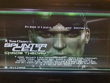 Tom Clancys Splinter Cell Chaos Theory Platinum Playstation 2 Italian Solo Disco