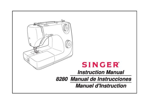 Singer 8280 instruction - singer,