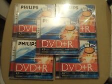 5x DVD+R PHILIPS 16X 4.7GB DVD