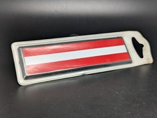 BANDIERA AUTO AUSTRIA AT LOGO SIGLA EMBLEMA FREGIO STEMMA SCRITTA BADGE TARGA