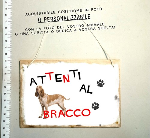 Targa attenti cane - al,