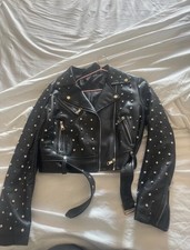 Giubbotto In Ecopelle Con Borchie 