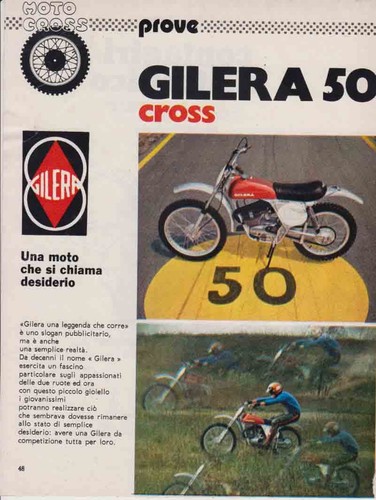 Advertising test moto gilera - advertising,