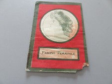 Opuscolo d'epoca FASCINO FEMMINILE farmaceutico pillole pink 1906