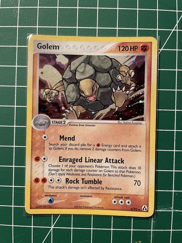 Carte pokemon golem eng - carte,