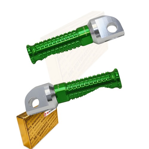 Green mpro rider foot pegs - pegs, for