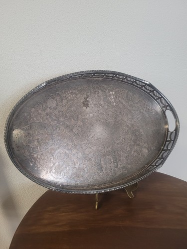 Antico vassoio cesellato - antico,