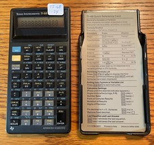 Calcolatrice vintage Texas Instruments TI-68 Sci/Prog -- TESTATA/NUOVA BAT/ALTRO (24)