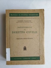 Alberto Trabucchi - Istituzioni di diritto civile - Cedam 1962