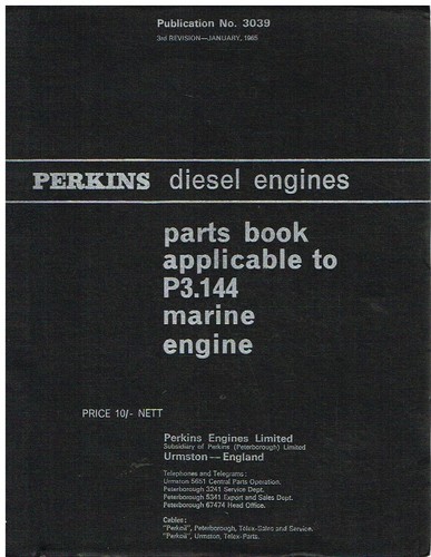 Motore diesel marino perkins - motore,