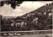 CARTOLINA  RECCO  B/N NON  VIAGGIATA VILLAGGIO VILLA SERENA   REGALO