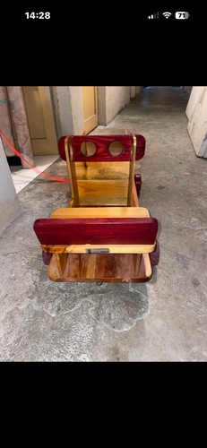 Trenino legno massiccio - trenino,