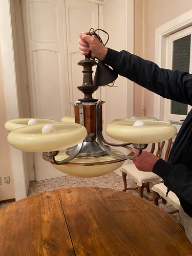 Lampadario art decò anni 30 - decò,