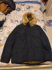 PARKA GIACCONE GIACCA GEOX BLU