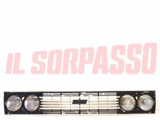 MASCHERINA GRIGLIA CALANDRA + SEDI FARO + FANALI FIAT 131 ABARTH RALLY ORIGINALE