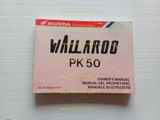 Honda PK 50 Wallaroo manuale