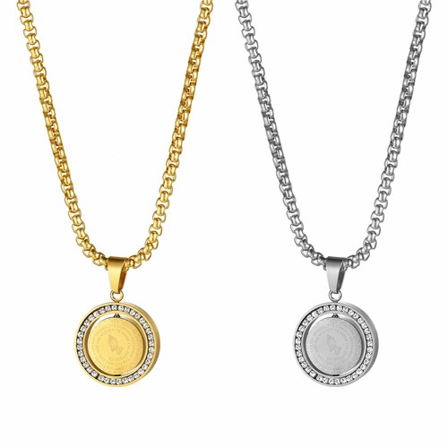 Collana uomo acciaio - collana,