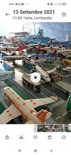 Lotto lego enorme di aerei e aeroporto di mt.3.50 e mezzi vari con video
