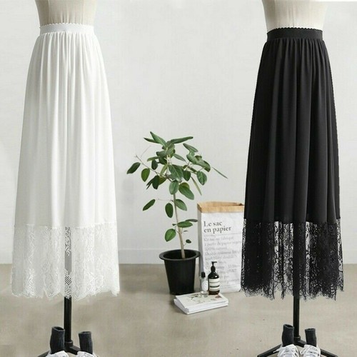Pizzo gonna lunga sottoveste - lunga,