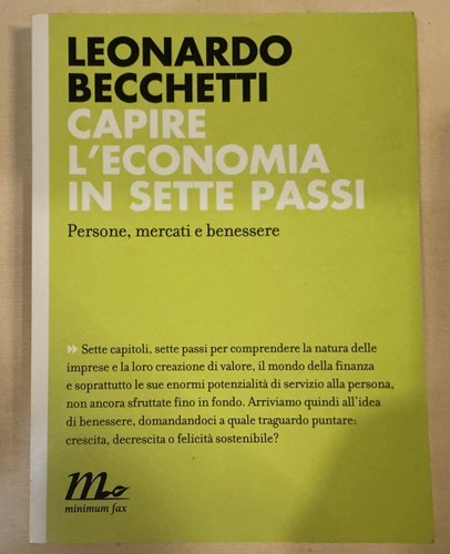 Capire economia sette - capire, l'economia