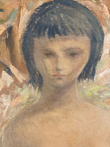 Dipinto olio tela - su,