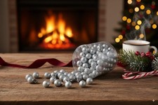 Box Palline di Natale Argento