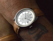 Wyler Vetta Raro Vetta Dynawind Automatico Cassa Massiccia In Acciaio Da 36mm