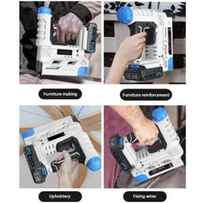 Pistola per Unghie Elettrica Ricaricabile Nail Shooter Porta Dritta Pistola per Unghie F30