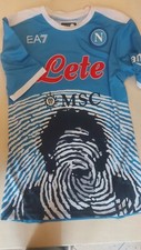 MARADONA LIMITED EDITION MAGLIA NAPOLI OSIMHEN #9 L, AZZURRA AUTOGRAFATA