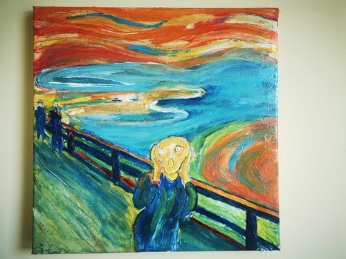 Quadro urlo munch pop - l, art