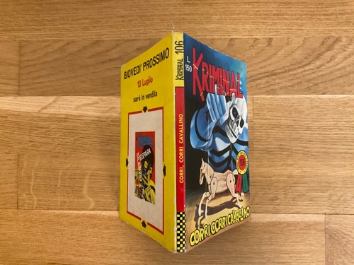 Kriminal 106 originale 1967 - n.106,