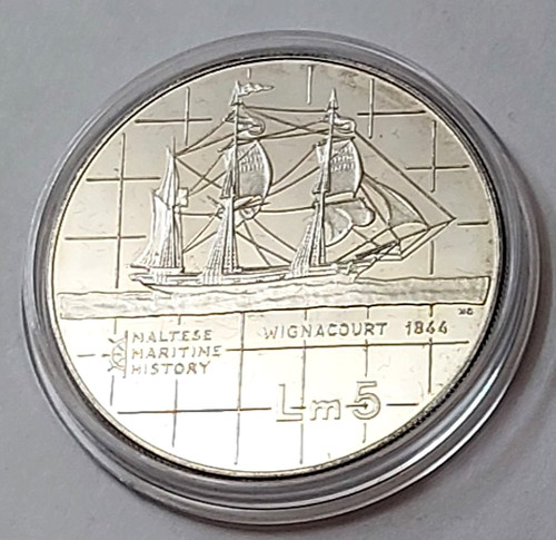 Malta liri 1984 argento - 5,
