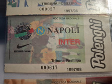 BIGLIETTO TICKET CALCIO NAPOLI