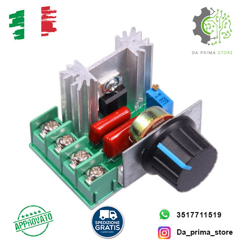 Regolatore velocità dimmer - di,