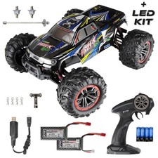 RC Monster Truck Buggy 1:10 V10 Fuoristrada Auto Elettrica 2.4 GHz 50 kmh IPX4 4WD RTR