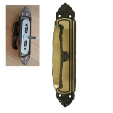 Cremonese Giglio Bronzo Maniglia Per Balconi Finestre Con Martellina Gratz Q 7 M