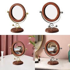 Specchio da trucco in legno