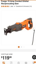 Ridgid Fuego 10 Amp Orbital