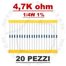 4,7K ohm RESISTORI A FILM