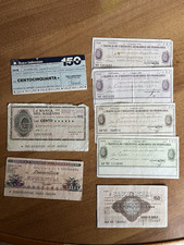 LOTTO DI 23 MINIASSENGNI CIRCOLATI VARIE BANCHE E VARI INTESTATARI