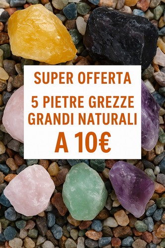 Set pietre grezze naturali - 5,