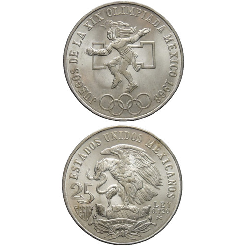 Messico pesos 1968 mexico - pesos,