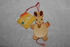 THUN Giocatolo. Burattino  Coniglio " Bobo" Altezza 24,5 cm. Idea regalo.