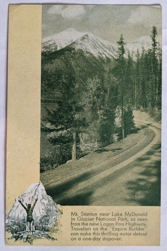 Cartolina stanton glacier - stanton,